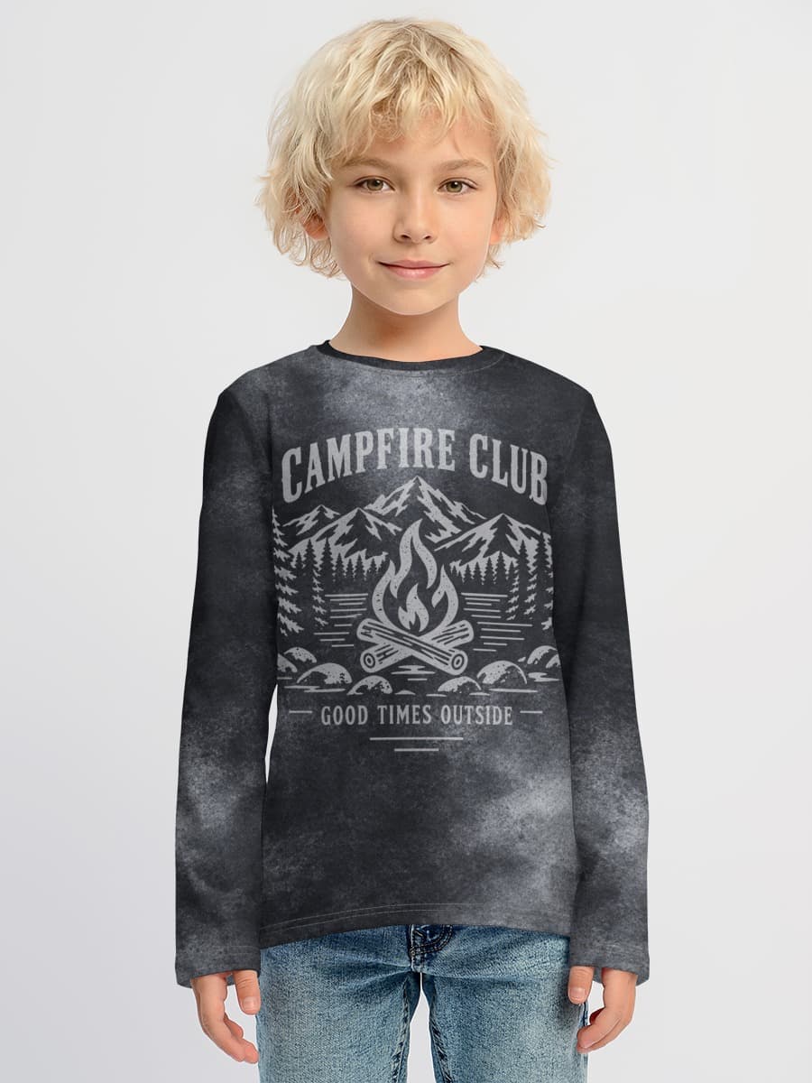 T-shirt manches longues coton garçon