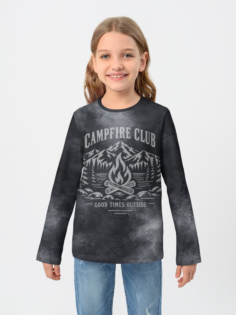 T-shirt manches longues coton fille