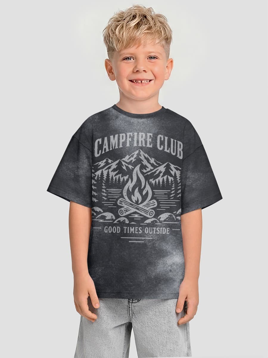 T-shirt coton oversize garçon