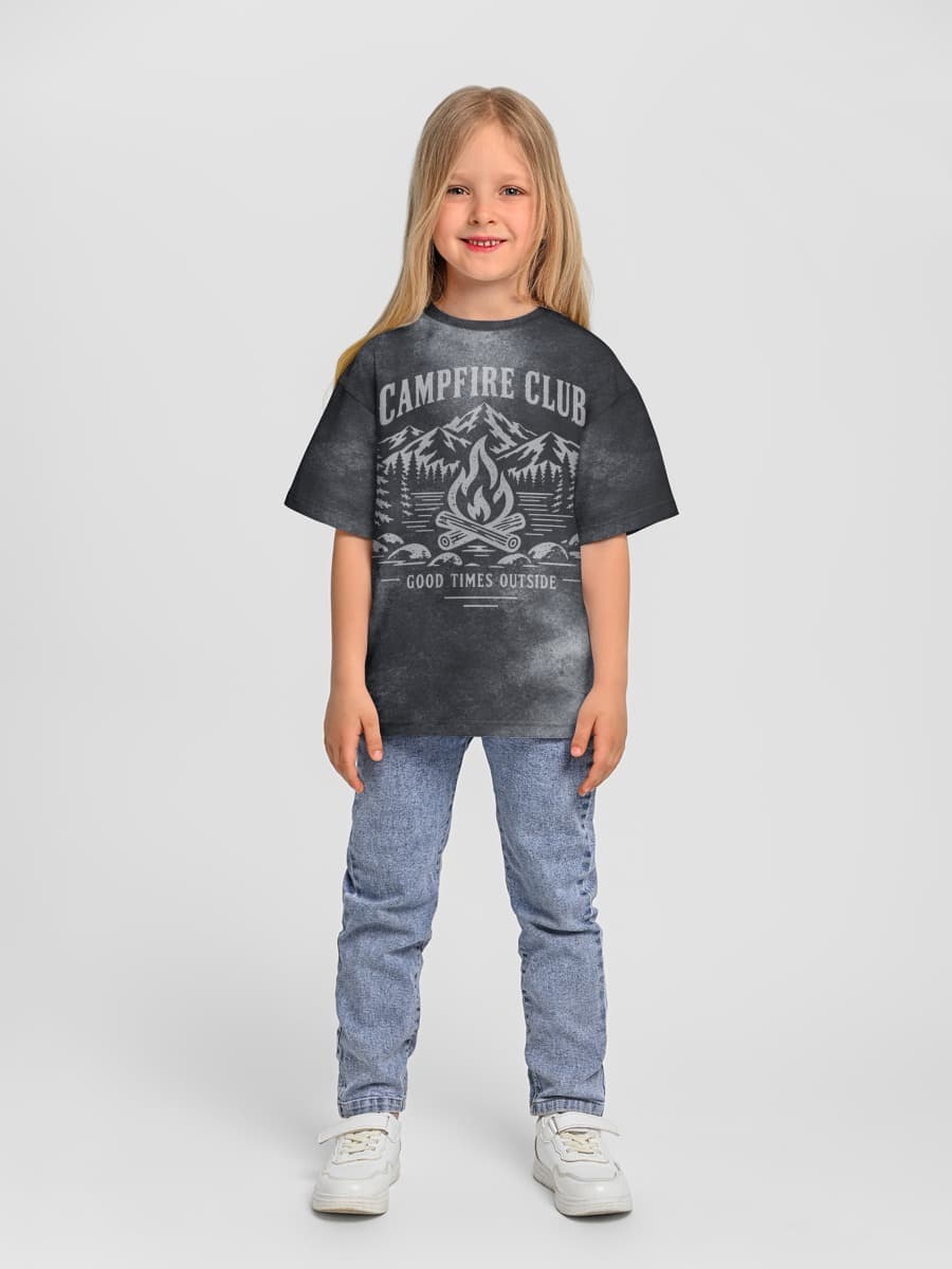 T-shirt coton oversize fille