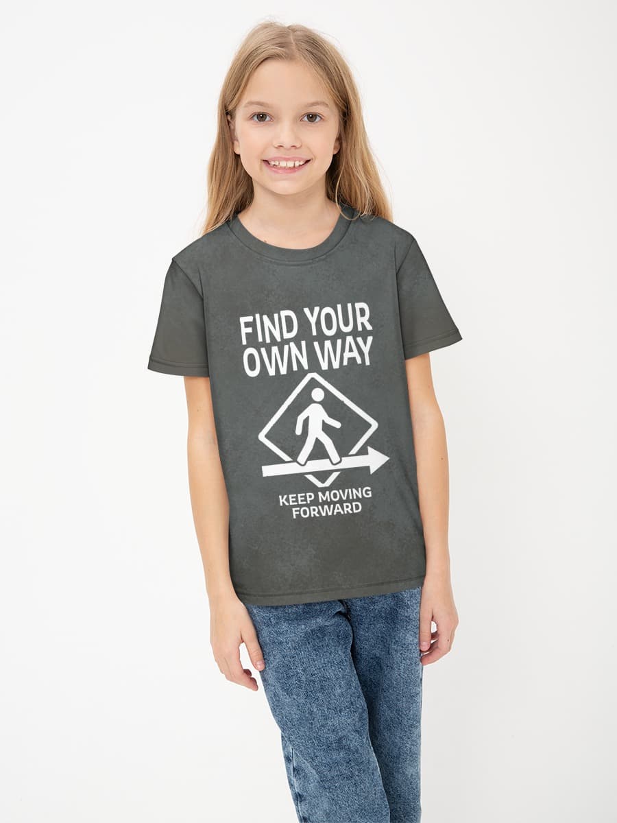 Basic Baumwoll-T-Shirt Mädchen