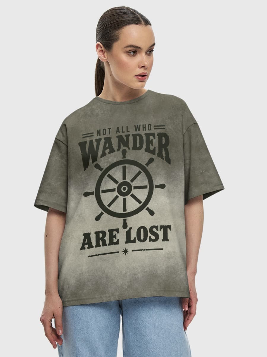 Damen Oversized Baumwoll T-Shirt