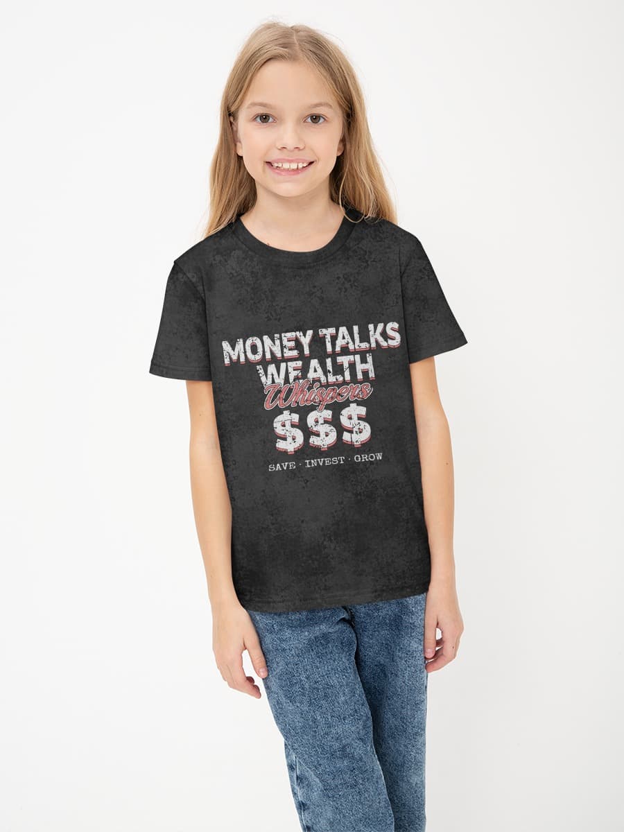 Basic Baumwoll-T-Shirt Mädchen
