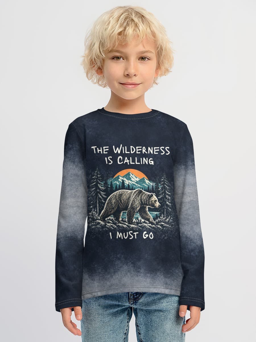 T-shirt manches longues coton garçon