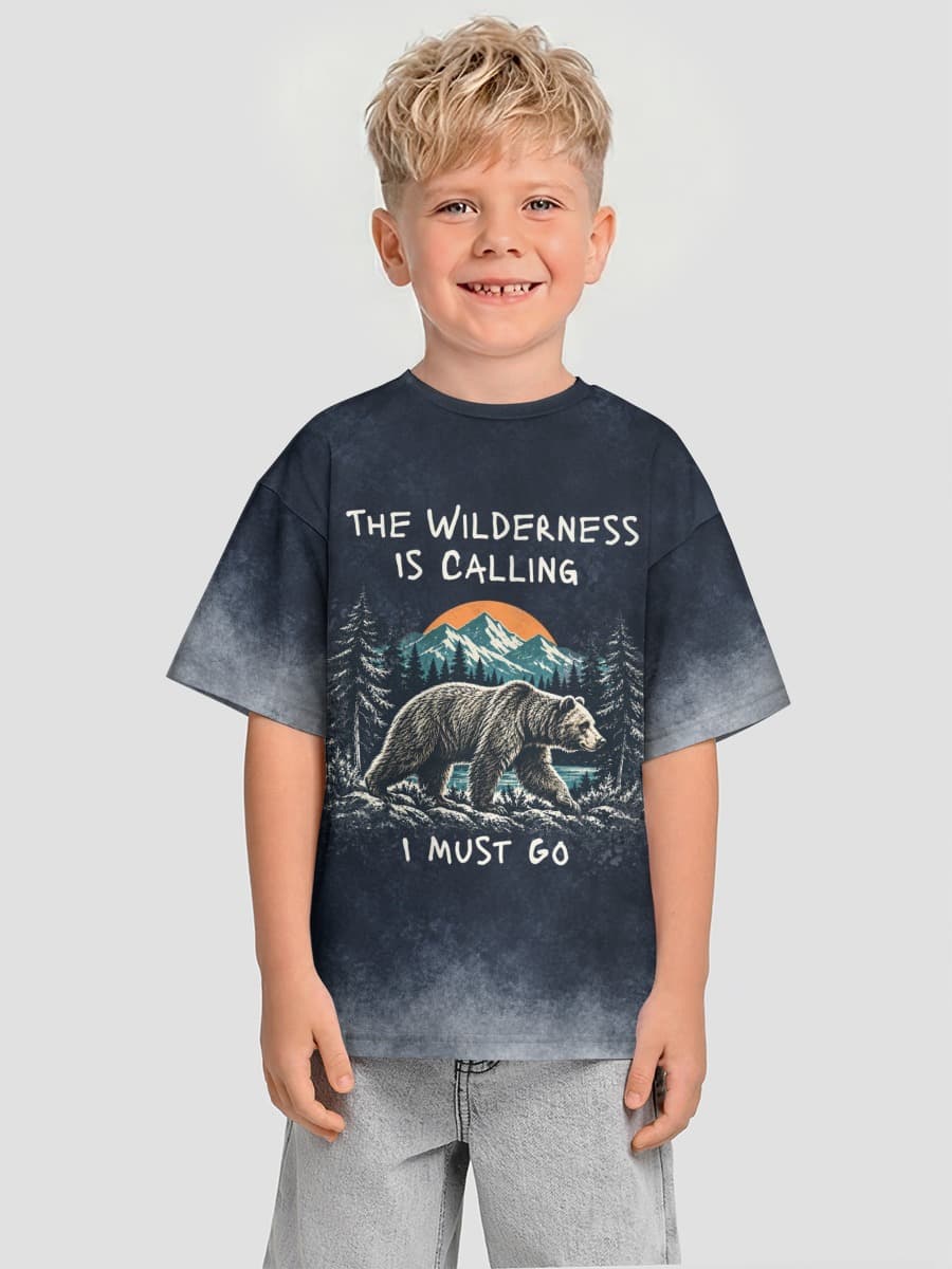 T-shirt coton oversize garçon