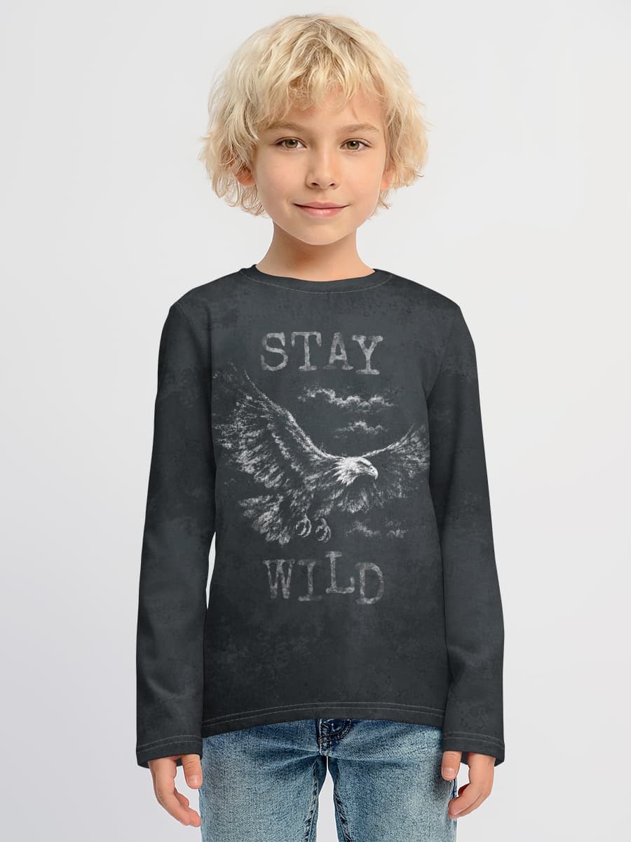 T-shirt manches longues coton garçon