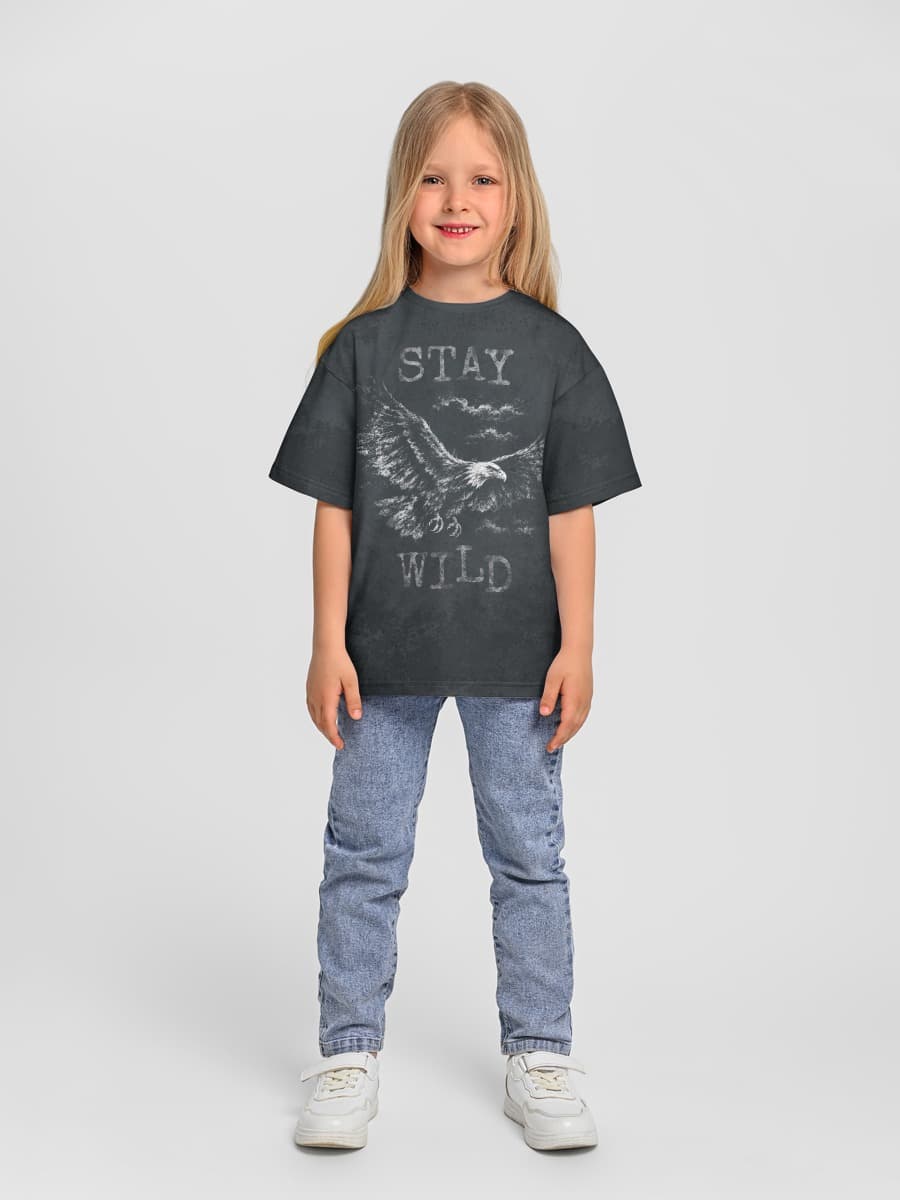 T-shirt coton oversize fille