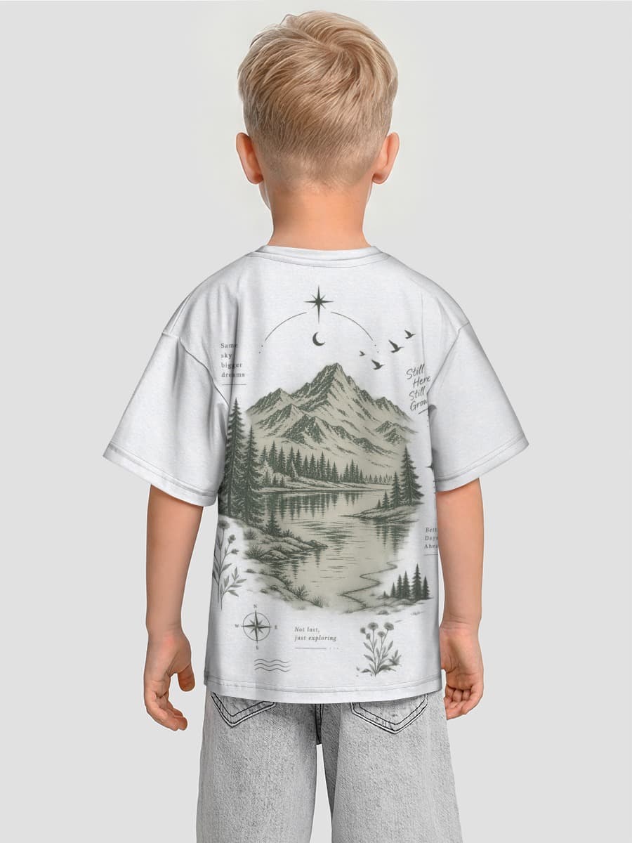 T-shirt coton oversize garçon
