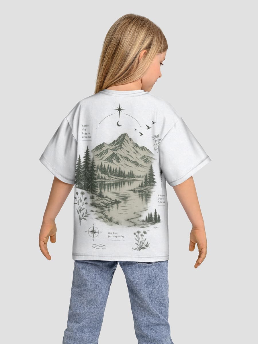 T-shirt coton oversize fille