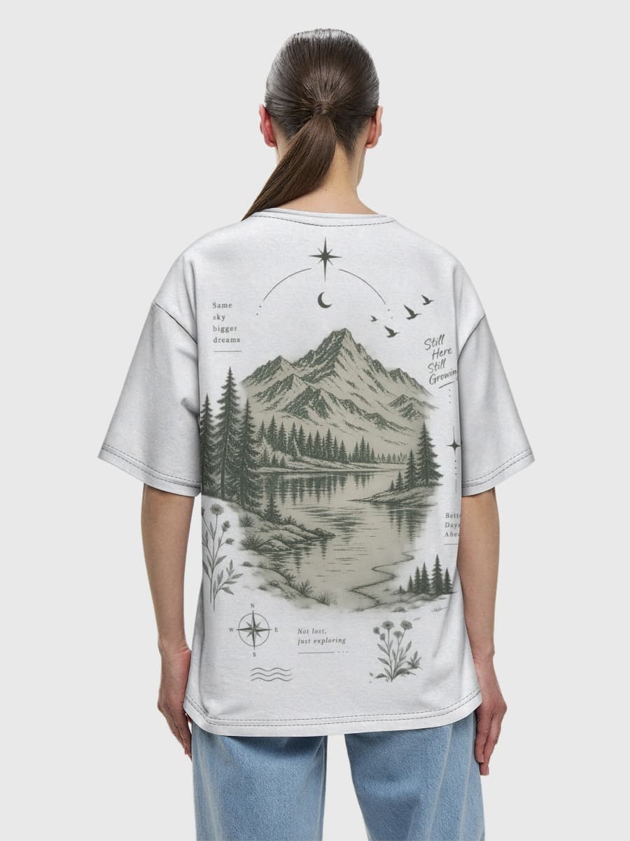 T-shirt Coton Oversize Femme