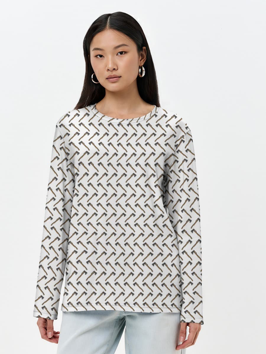 Women's long sleeve shirt. Cotton
