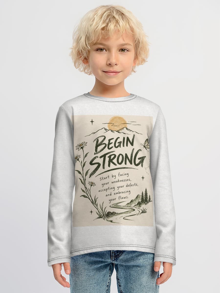 T-shirt manches longues coton garçon