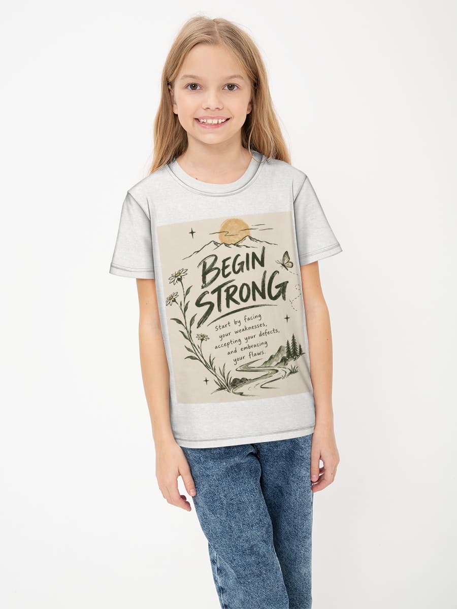 T-shirt coton basique fille
