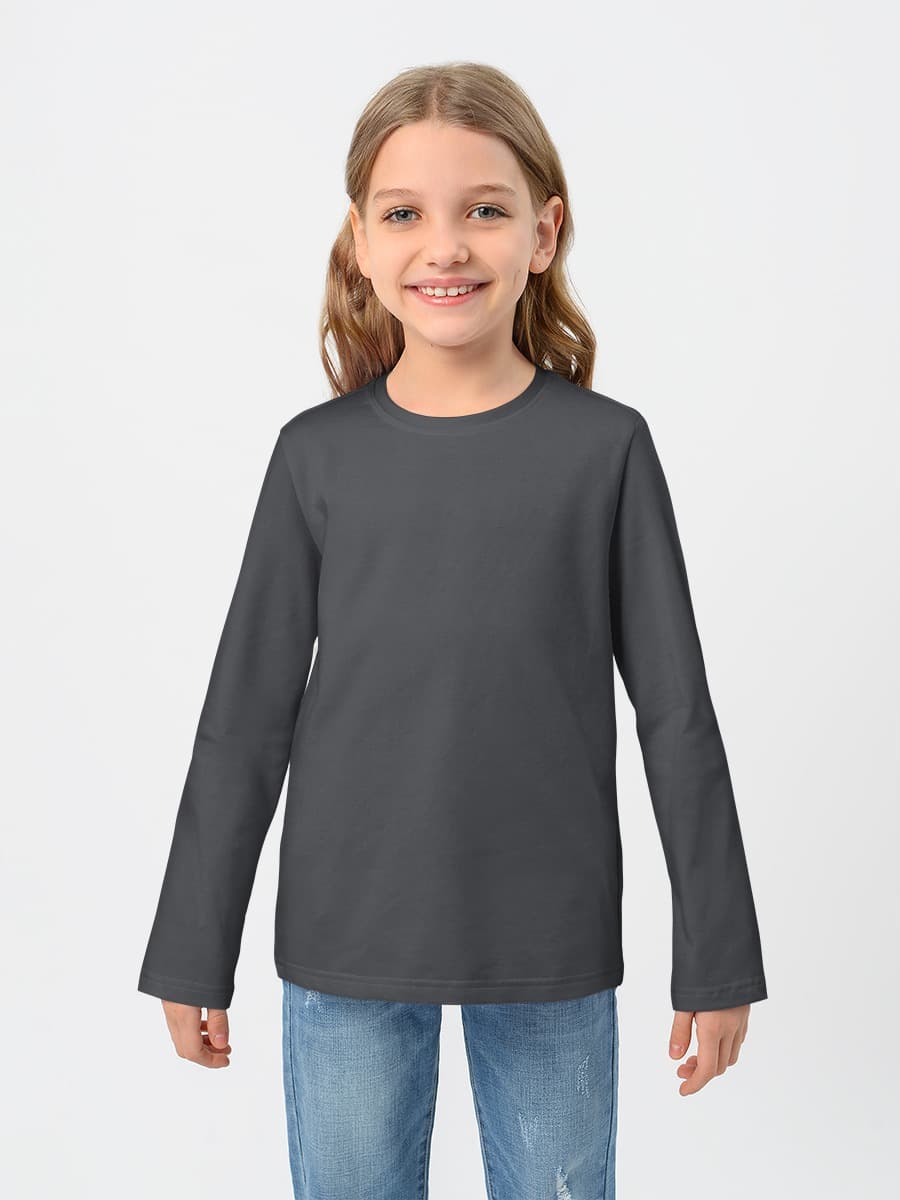 T-shirt manches longues coton fille