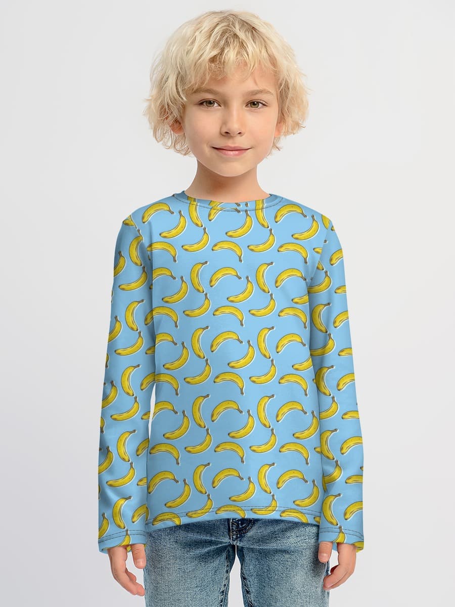 Camiseta Manga Larga de Algodón Niño