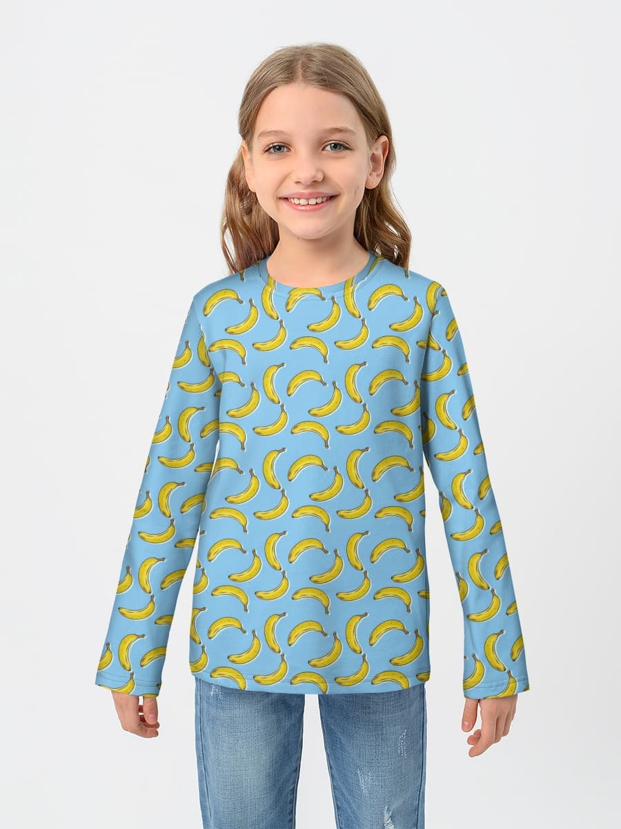 Camiseta Manga Larga de Algodón Niña
