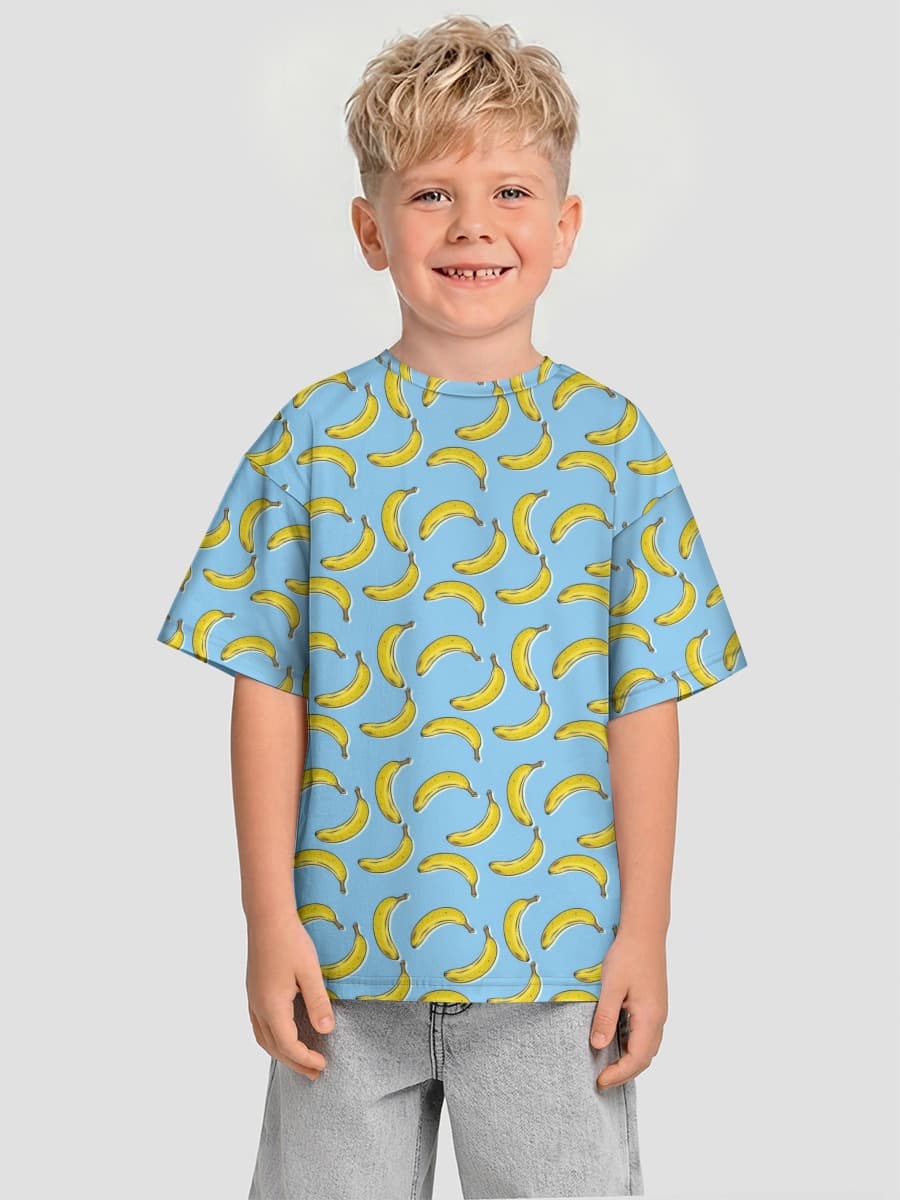 Camiseta Oversize de Algodón Niño
