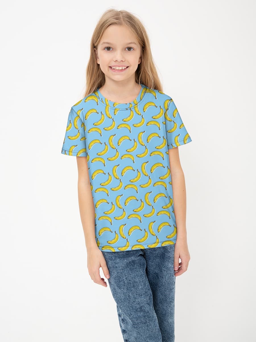 Camiseta Básica de Algodón Niña