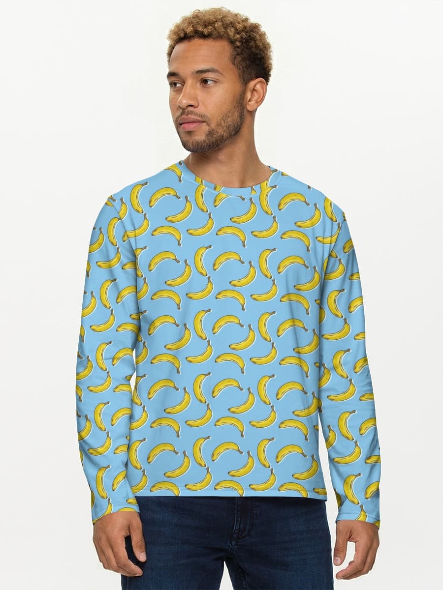 Camisa de manga larga de algodón para hombre