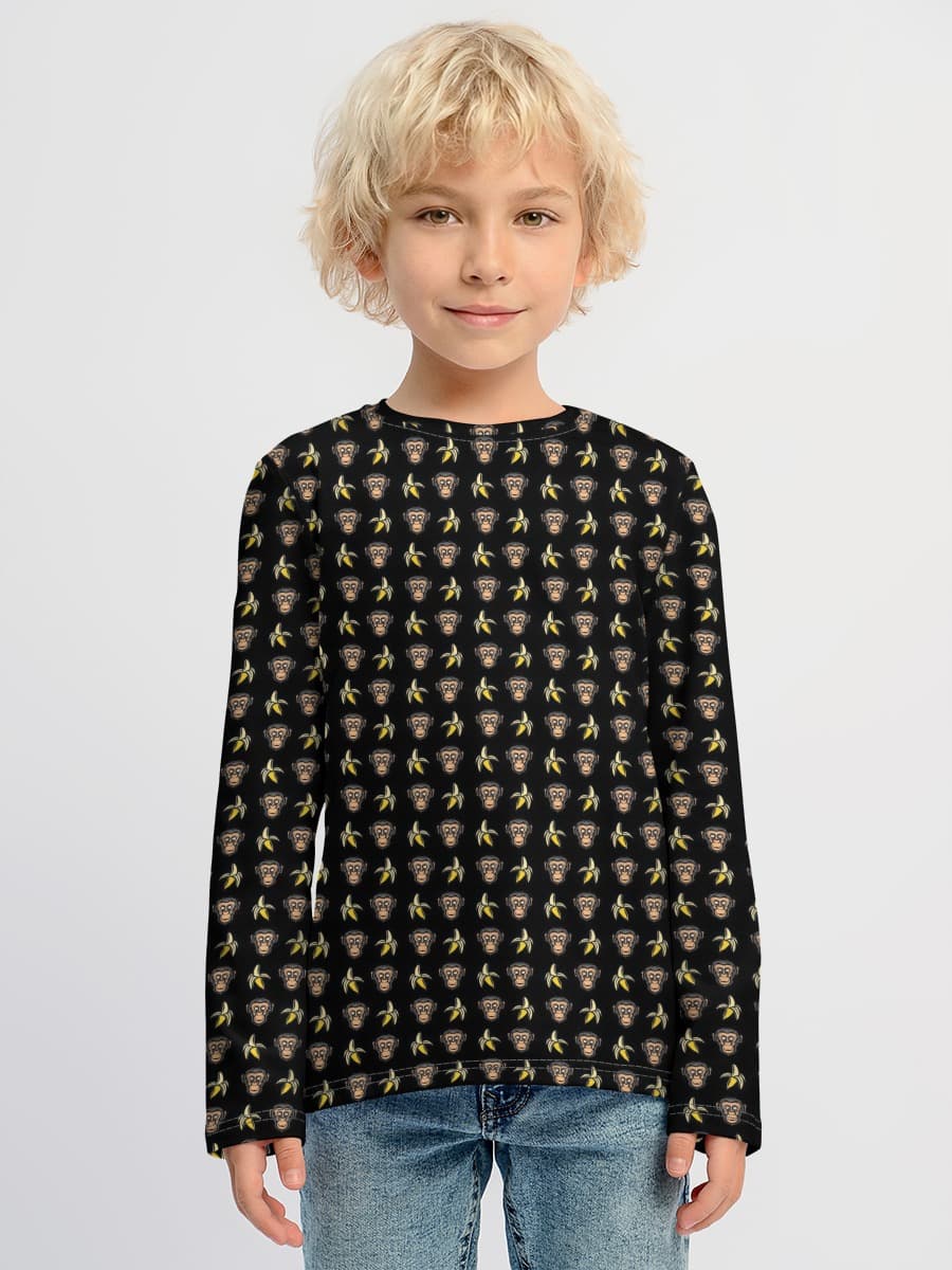 T-shirt manches longues coton garçon