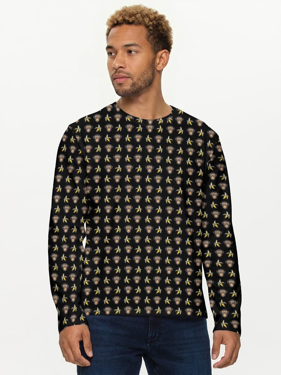 T-shirt Coton Manches Longues Homme
