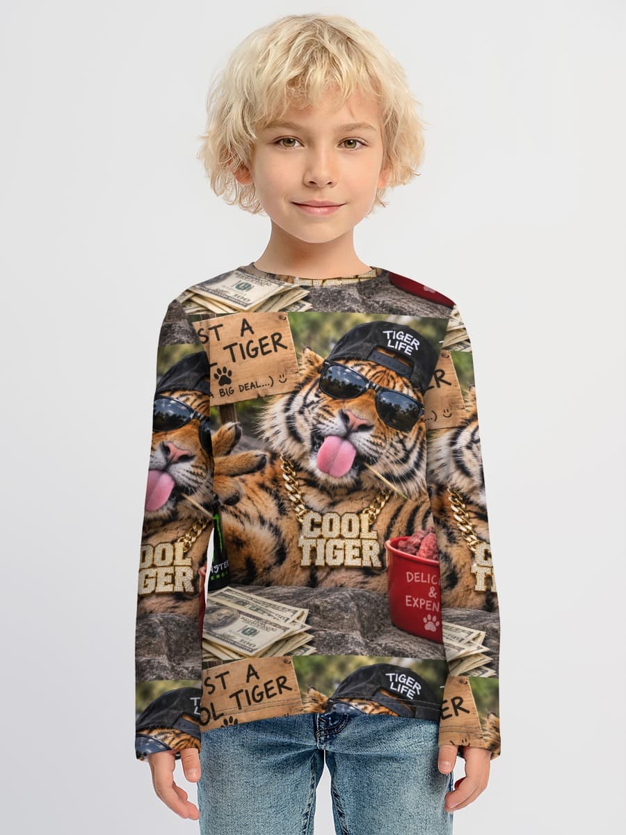 T-shirt manches longues coton garçon