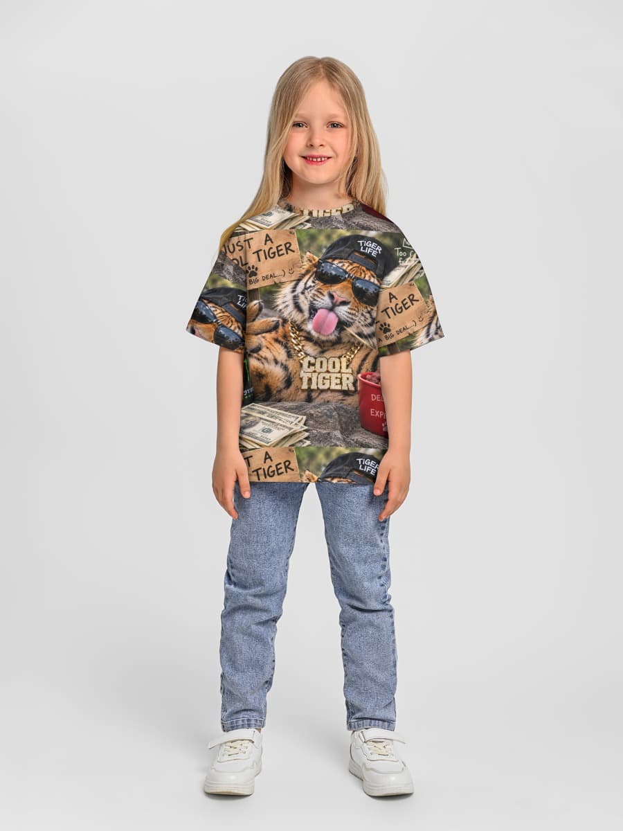 T-shirt coton oversize fille