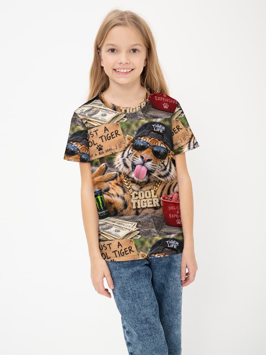 T-shirt coton basique fille