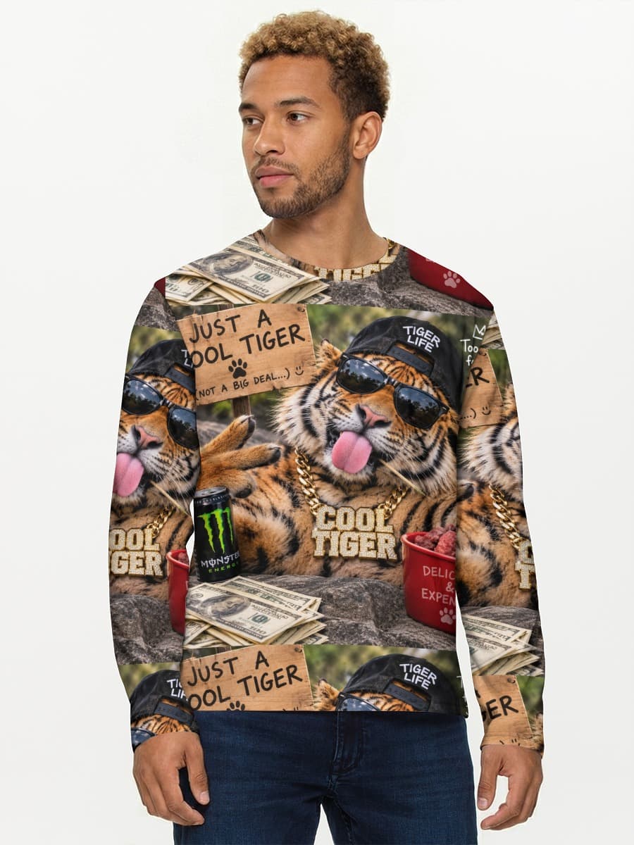 T-shirt Coton Manches Longues Homme
