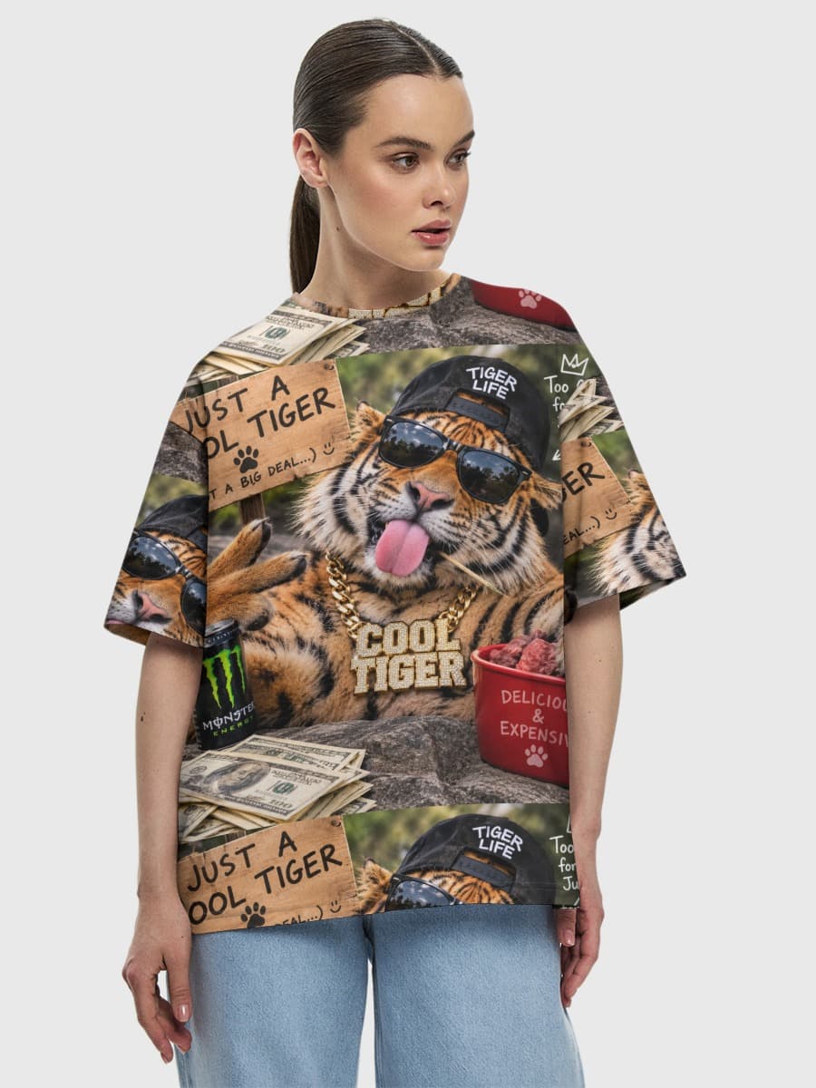 T-shirt Coton Oversize Femme
