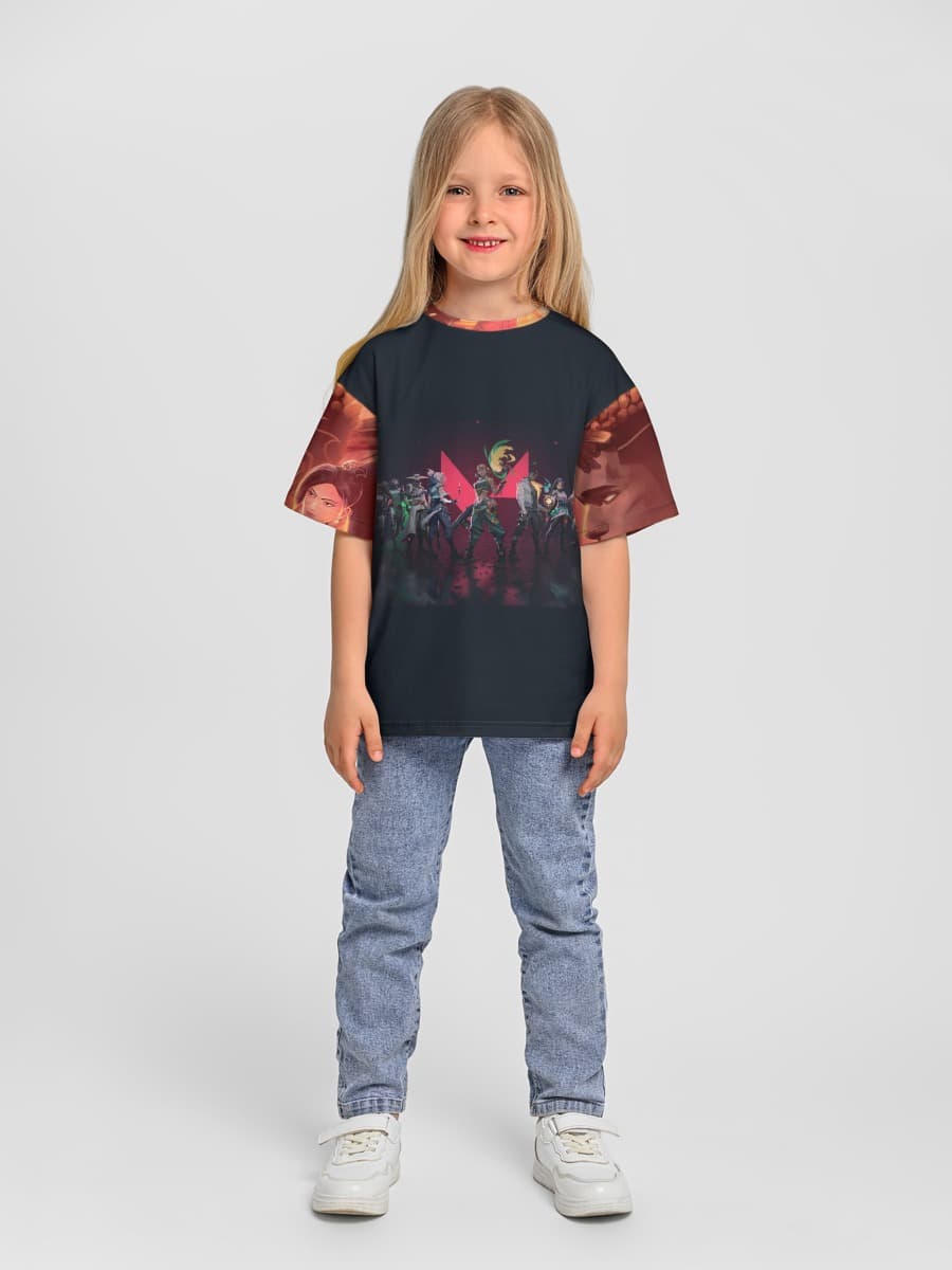 Camiseta Oversize de Algodón Niña