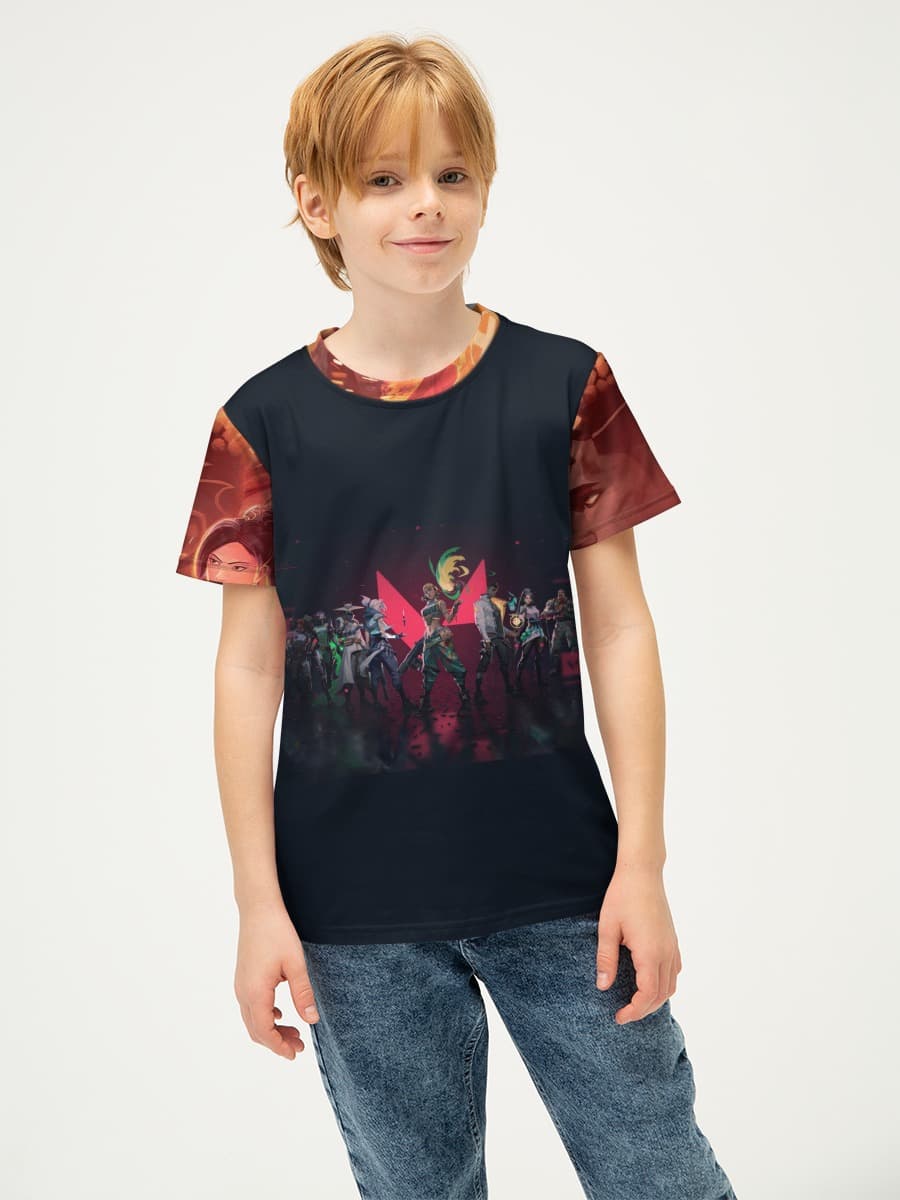 Camiseta Básica de Algodón Niño