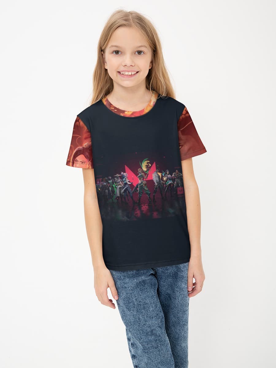 Camiseta Básica de Algodón Niña