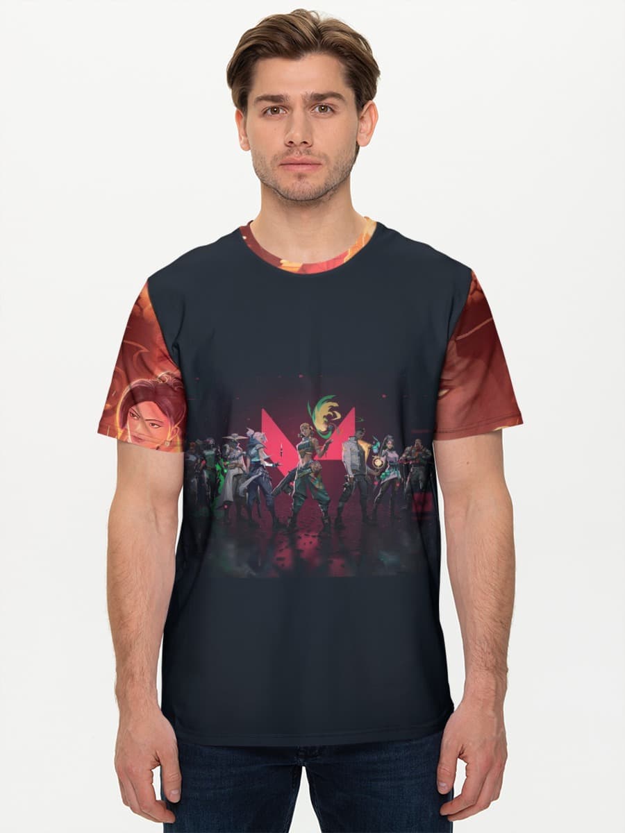 Camiseta básica de algodón para hombre