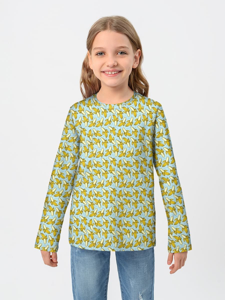 Camiseta Manga Larga de Algodón Niña