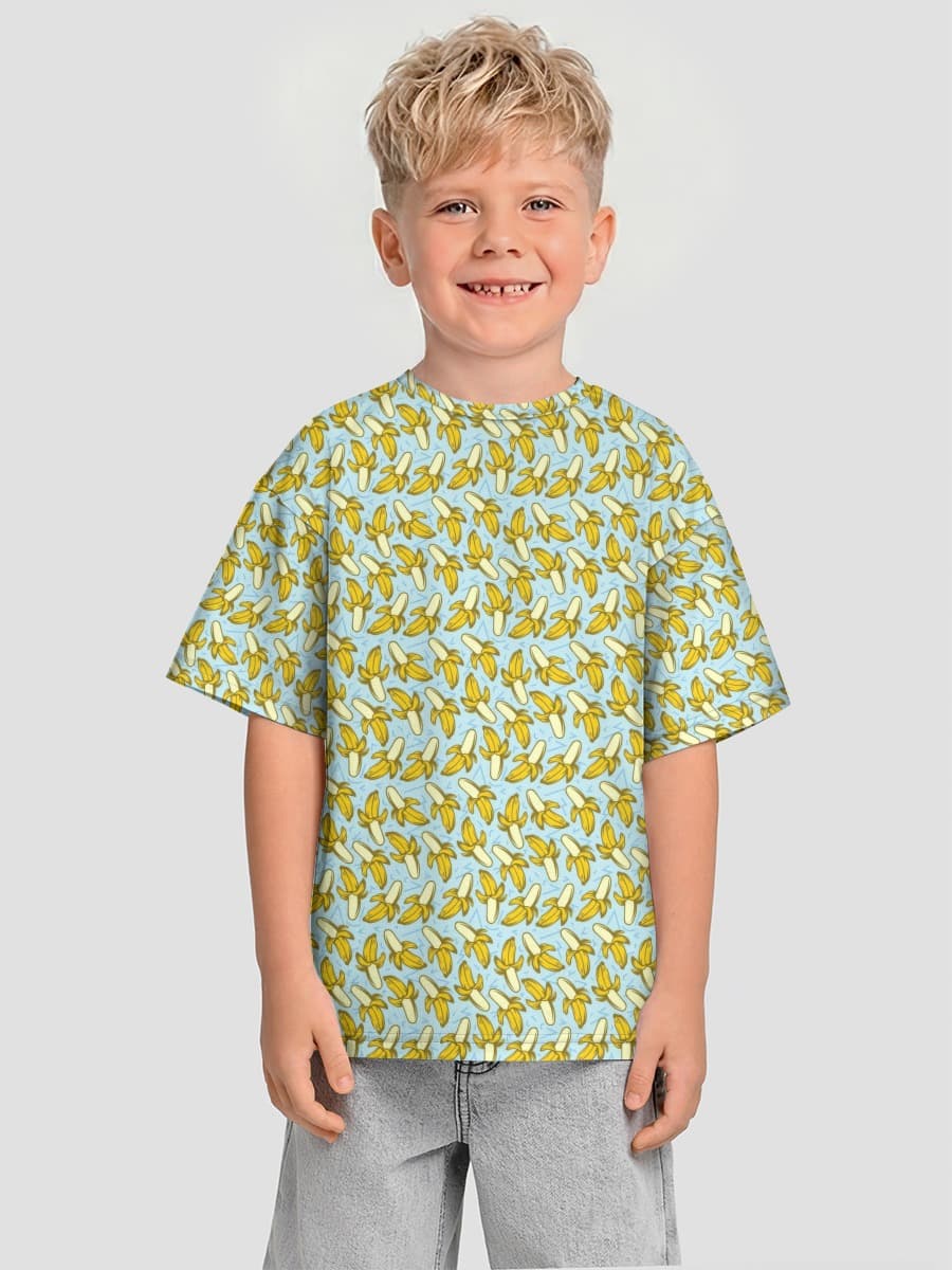 Camiseta Oversize de Algodón Niño