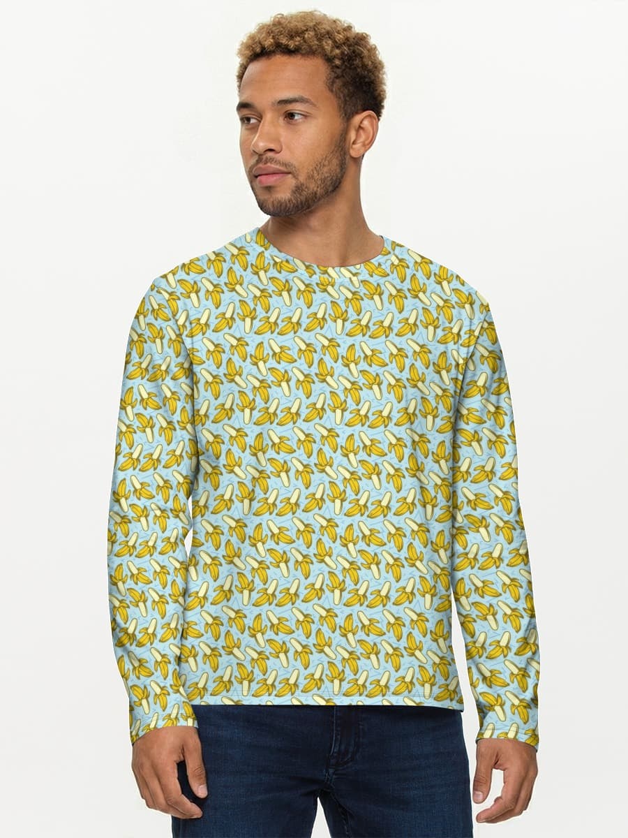 Camisa de manga larga de algodón para hombre
