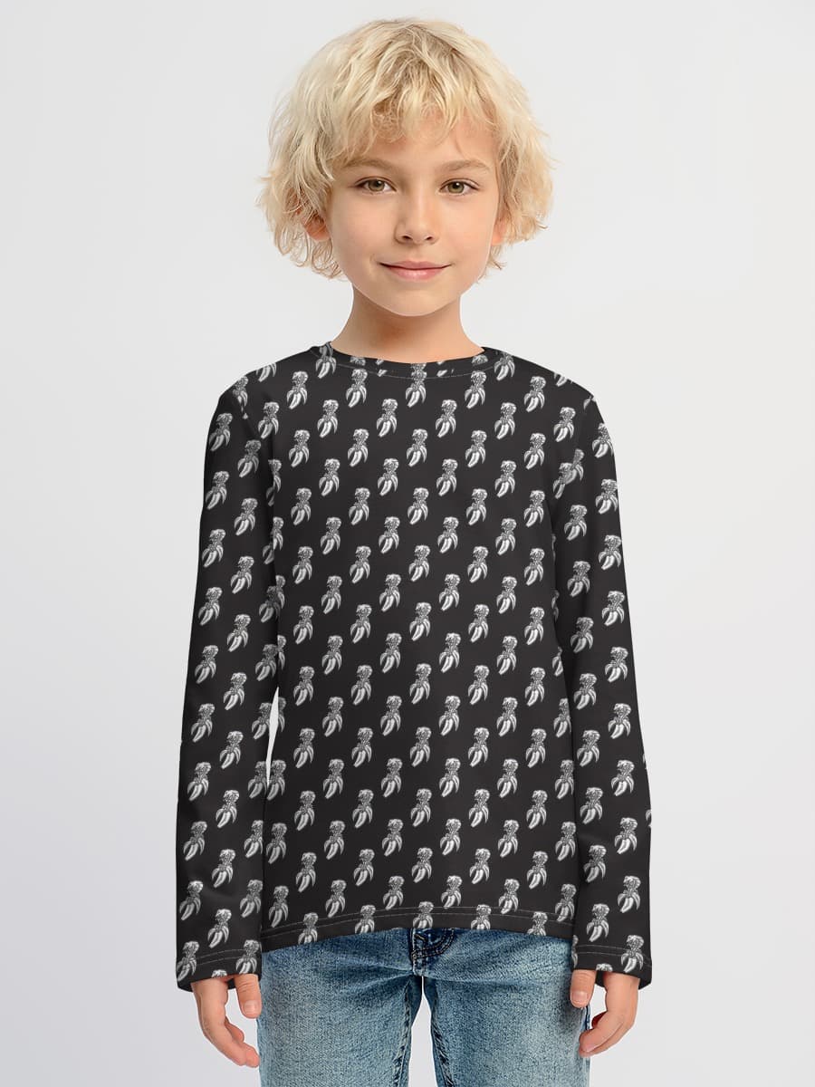 Camiseta Manga Larga de Algodón Niño