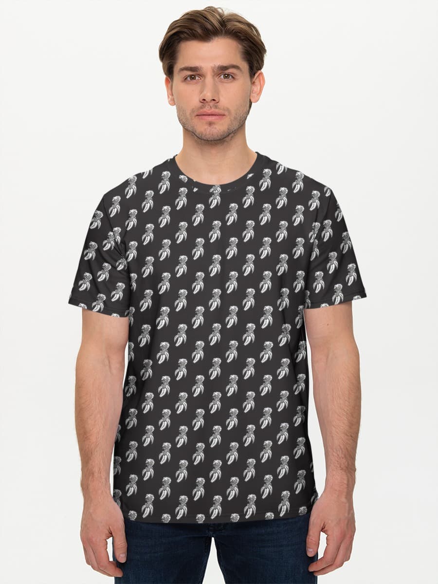 Camiseta básica de algodón para hombre