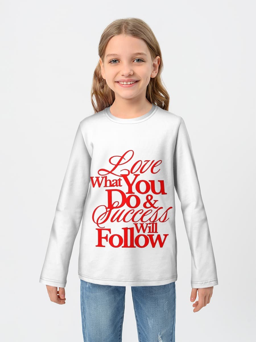 T-shirt manches longues coton fille