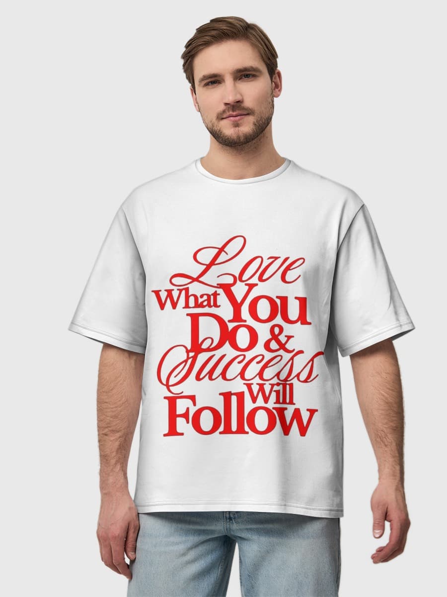 Men's oversized cotton T-shirt