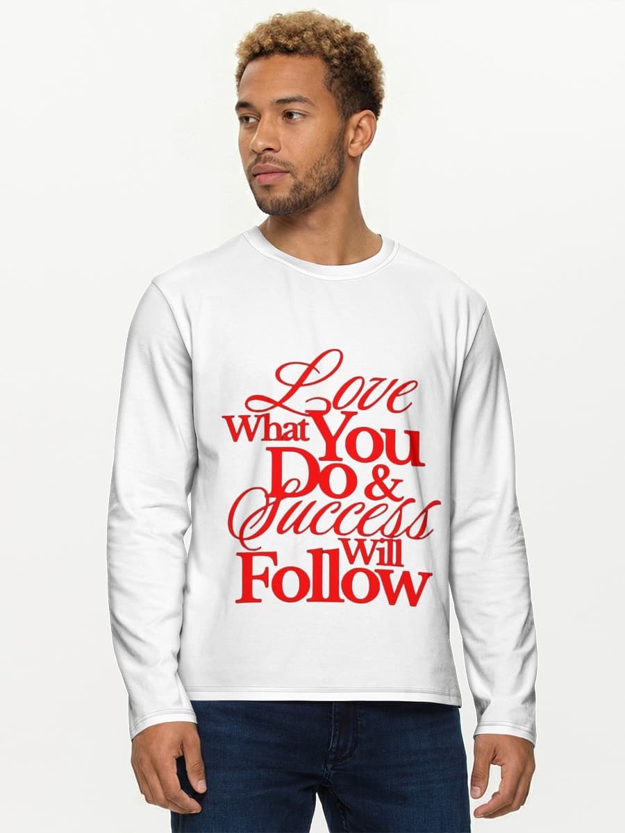T-shirt Coton Manches Longues Homme