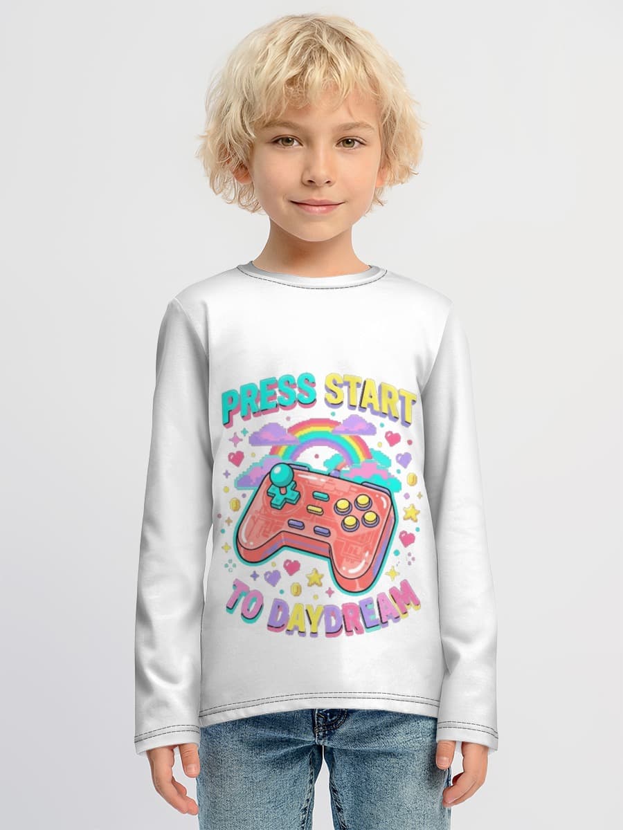T-shirt manches longues coton garçon