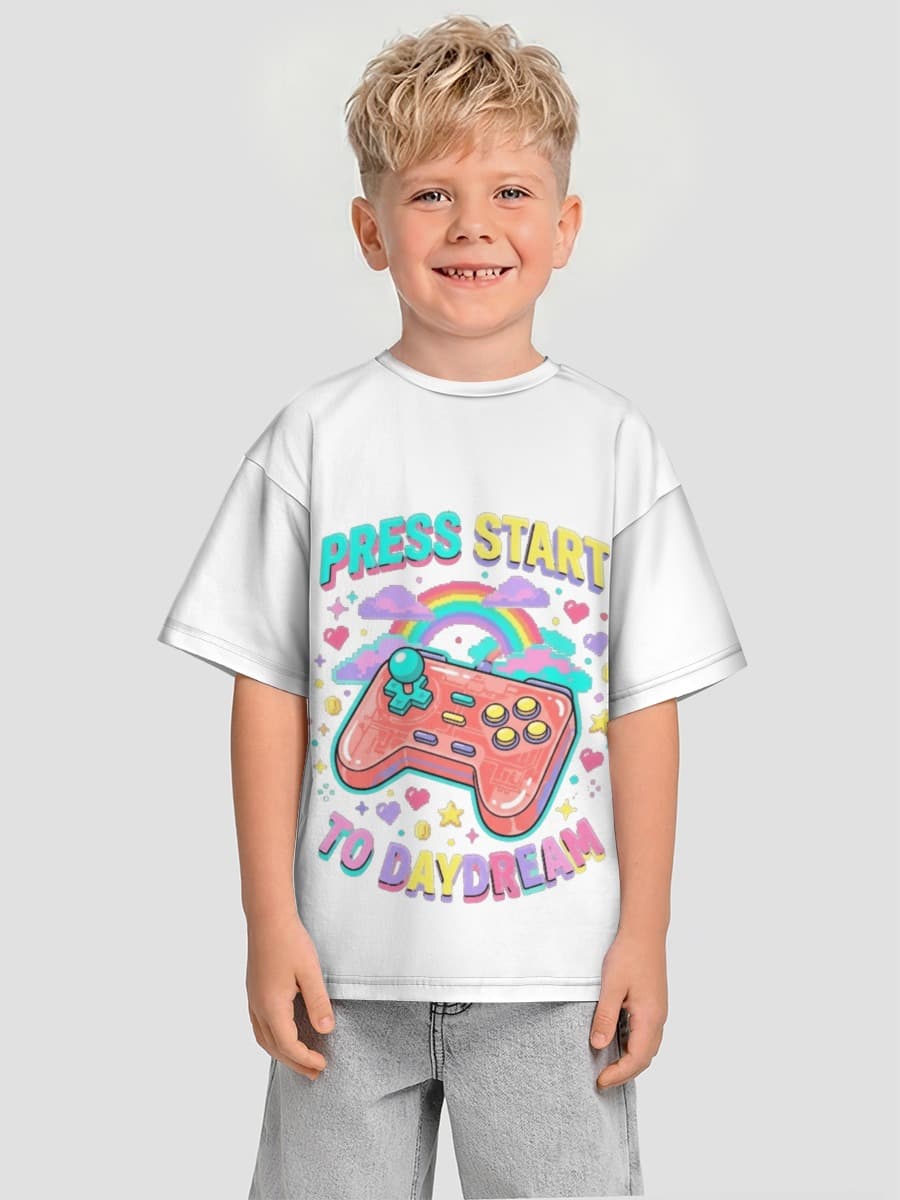 T-shirt coton oversize garçon