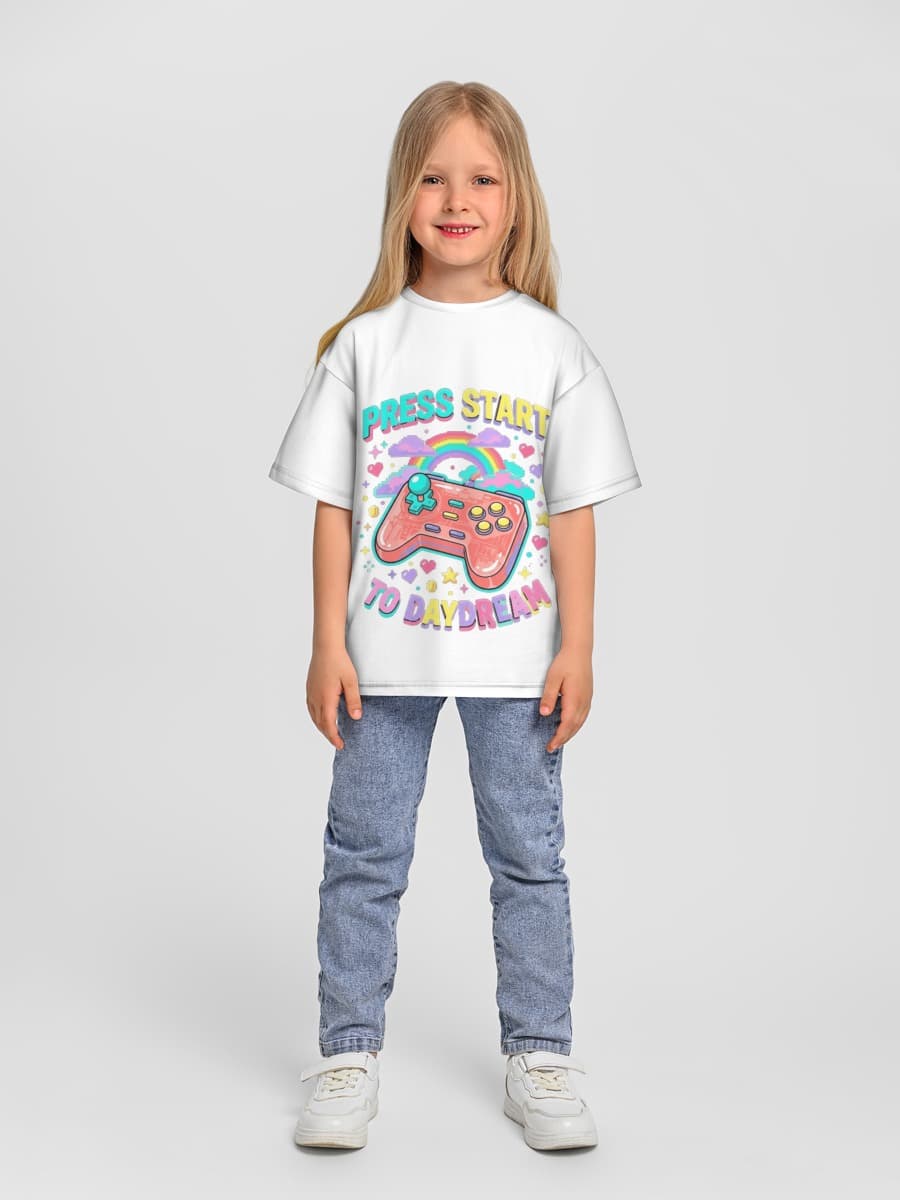 T-shirt coton oversize fille