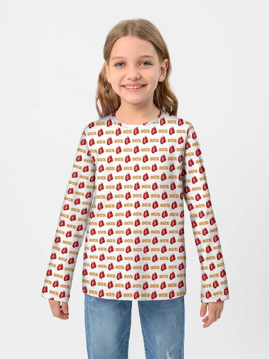 T-shirt manches longues coton fille