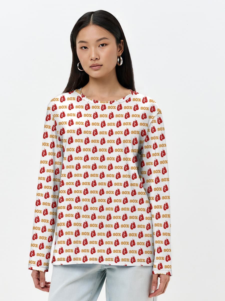 T-shirt Coton Manches Longues Femme