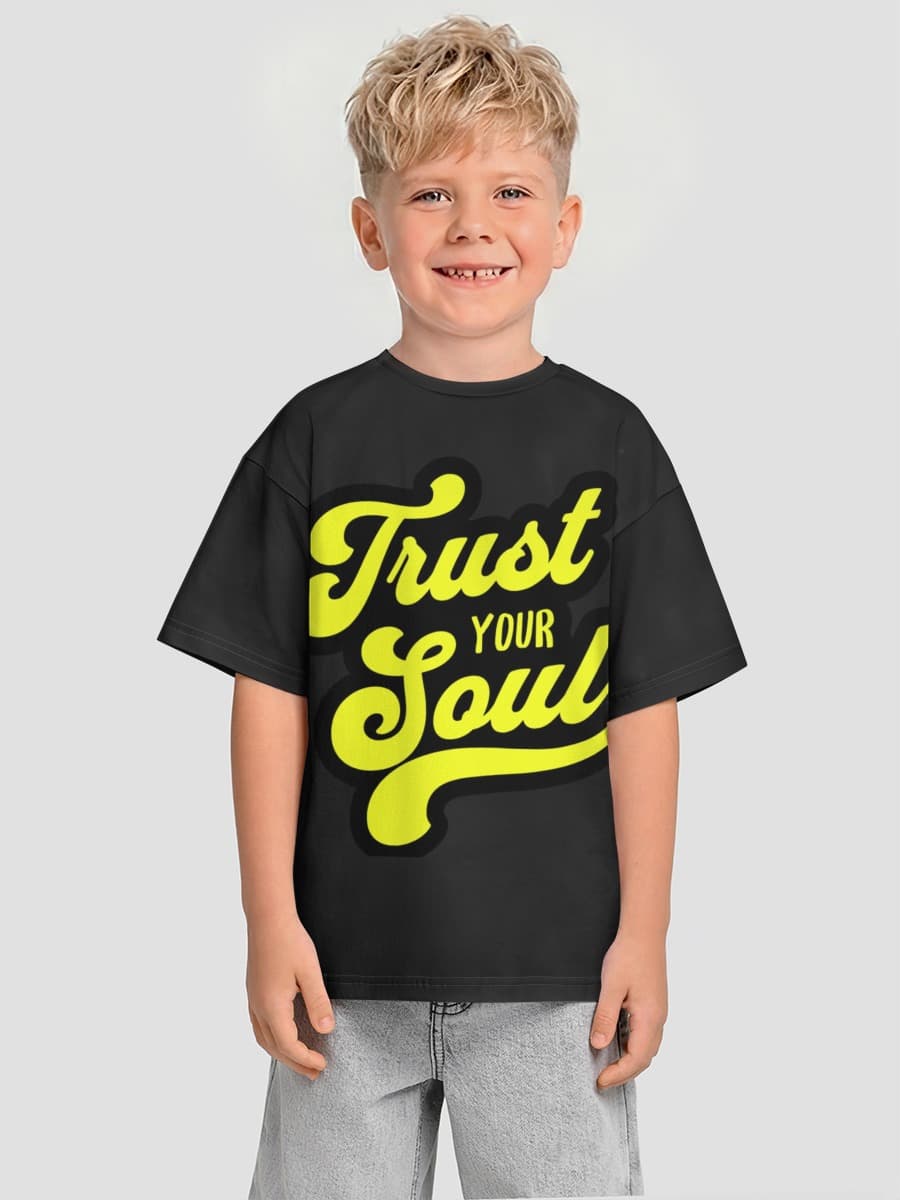 T-shirt coton oversize garçon