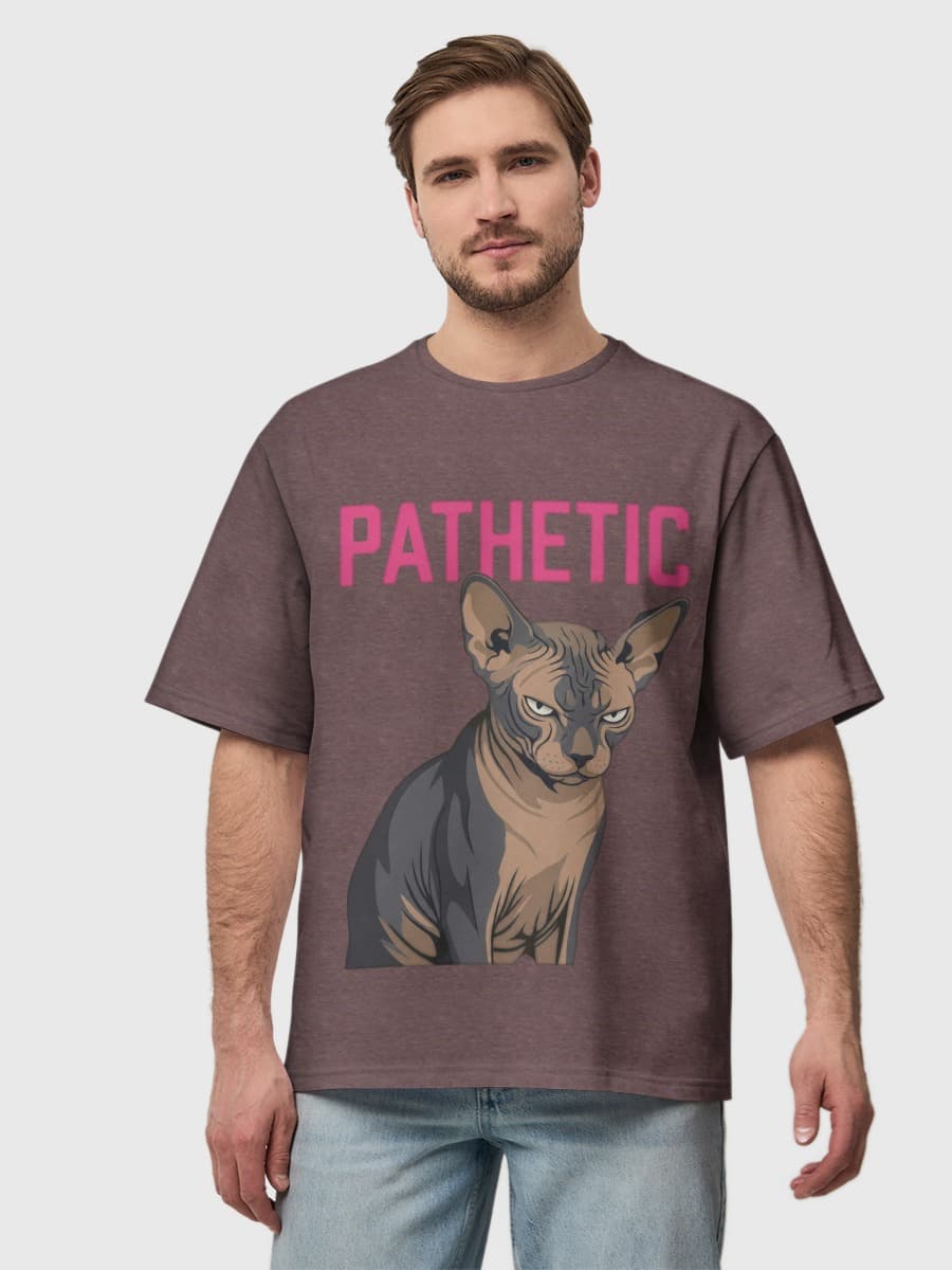 Men's oversized cotton T-shirt