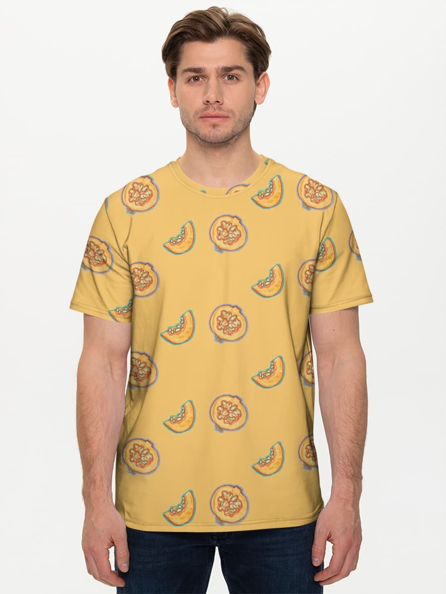 メンズ ベーシック コットンTシャツ